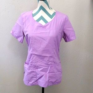 Purple Sm scrub top